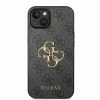Guess iPhone 15 Plus Hardcase hoesje - 4G - Big Metal Logo - Grijs2