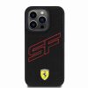 Ferrari iPhone 15 Pro Hardcase Backcover Perforated - Zwart2