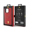 Ferrari iPhone 15 Pro Max Hardcase Backcover Perforated - Rood7