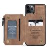 Iphone-11 ProMax-Caseme Wallet Back Covertelefoonhoesje-met-portemonnee-Brown-11-Cityhoesje.nl