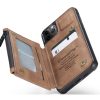Iphone-11 ProMax-Caseme Wallet Back Covertelefoonhoesje-met-portemonnee-Brown-14-Cityhoesje.nl