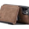 Iphone-11 ProMax-Caseme Wallet Back Covertelefoonhoesje-met-portemonnee-Brown-15-Cityhoesje.nl
