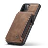 Iphone-11 ProMax-Caseme Wallet Back Covertelefoonhoesje-met-portemonnee-Brown-16-Cityhoesje.nl