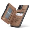 Iphone-11 ProMax-Caseme Wallet Back Covertelefoonhoesje-met-portemonnee-Brown-3-Cityhoesje.nl