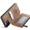 Iphone-11 ProMax-Caseme Wallet Back Covertelefoonhoesje-met-portemonnee-Brown-4-Cityhoesje.nl