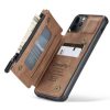 Iphone-11 ProMax-Caseme Wallet Back Covertelefoonhoesje-met-portemonnee-Brown-7-Cityhoesje.nl