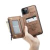 Iphone-11 ProMax-Caseme Wallet Back Covertelefoonhoesje-met-portemonnee-Brown-8-Cityhoesje.nl