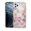 Iphone-14 Pro Max-Backcase- Bloemen-Wit Roze-1-Cityhoesje.nl