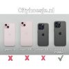 Iphone-14 Pro Max-Backcase- Bloemen-Wit Roze-3-Cityhoesje.nl
