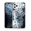 Iphone-14 Pro Max-Backcase- Bloemen-wit Blauw-1-Cityhoesje.nl
