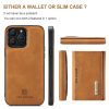 Iphone-14 ProMax-DG-Ming-Magnetic Wallet Back Covertelefoonhoesje-met-portemonnee-Brown-6-Cityhoesje.nl