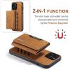 Iphone-14 ProMax-DG-Ming-Magnetic Wallet Back Covertelefoonhoesje-met-portemonnee-Brown-7-Cityhoesje.nl