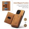Iphone-14 ProMax-DG-Ming-Magnetic Wallet Back Covertelefoonhoesje-met-portemonnee-Brown-9-Cityhoesje.nl
