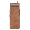 Iphone-15 Plus-CaseMania-Suede Card-Bruin-2-Cityhoesje.nl