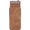 Iphone-15 Pro-CaseMania-Suede Card-Bruin-2-Cityhoesje.nl
