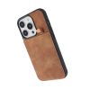 Iphone-15 Pro-CaseMania-Suede Card-Bruin-3-Cityhoesje.nl