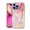 CaseMania-Marmer Backcover-Iphone 15 Pro-Magenta-6-Cityhoesje.nl