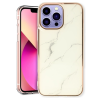 CaseMania-Marmer Backcover-Iphone 15 Pro-Wit-1-Cityhoesje.nl