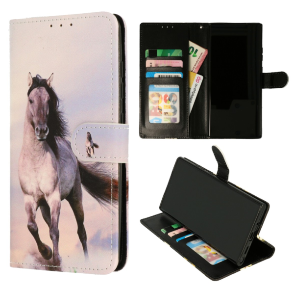 Cityhoesje-Bookcase-Samsung Galaxy A24-Print Paard