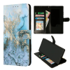 Samsung S24 Plus-Bookcase Print-Marmer Blauw-1-Cityhoesje.nl