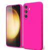 Samsung S24 -Soft Microfiber Lining Protective Case-Fuchsia-Cityhoesje.nl