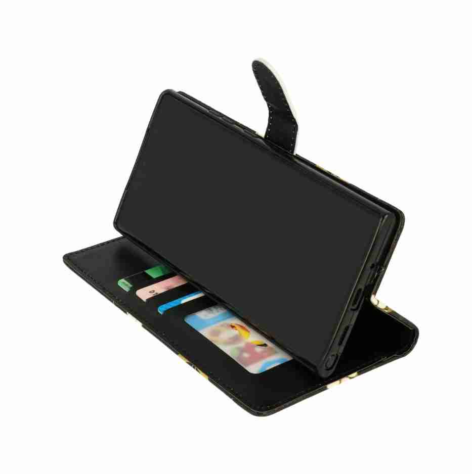 Samsung S24 Ultra-Bookcase Print-Marmer Blauw-4-Cityhoesje.nl