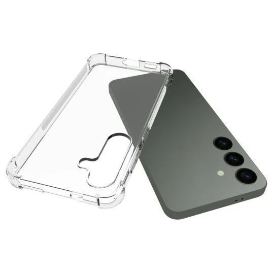 Cityhoesje - Anti-Shock - Geschikt voor Samsung Galaxy S24/S25 – Backcover Transparant - Afbeelding 3