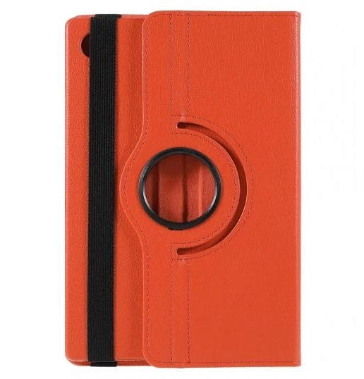 Samsung Tab A9-Draaibaar case-Oranje-6-Cityhoesje.nl