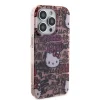 Hello Kitty iPhone 15 Pro Max TPU Back Cover hoesje - Graffiti Tags - Roze3