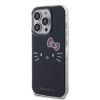 Hello Kitty iPhone 15 Pro TPU Back Cover hoesje - Kitty Face - Zwart1