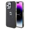 Karl Lagerfeld iPhone 15 Pro Hardcase hoesje - Magsafe compatible - Ikonik - Zwart - 1 - Cityhoesje.nl