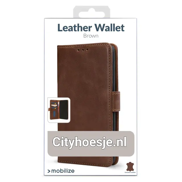 Mobilize - Leather Wallet - Samsung -S24 Plus 5G - Bruin - 6 - Cityhoesje.nl
