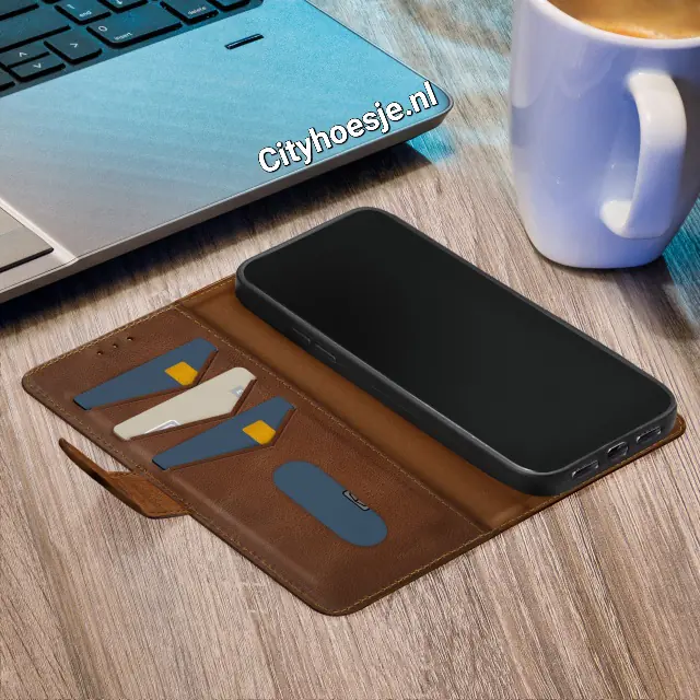 Mobilize - Leather Wallet - Samsung -S24 Ultra 5G - Bruin - 4 - Cityhoesje.nl