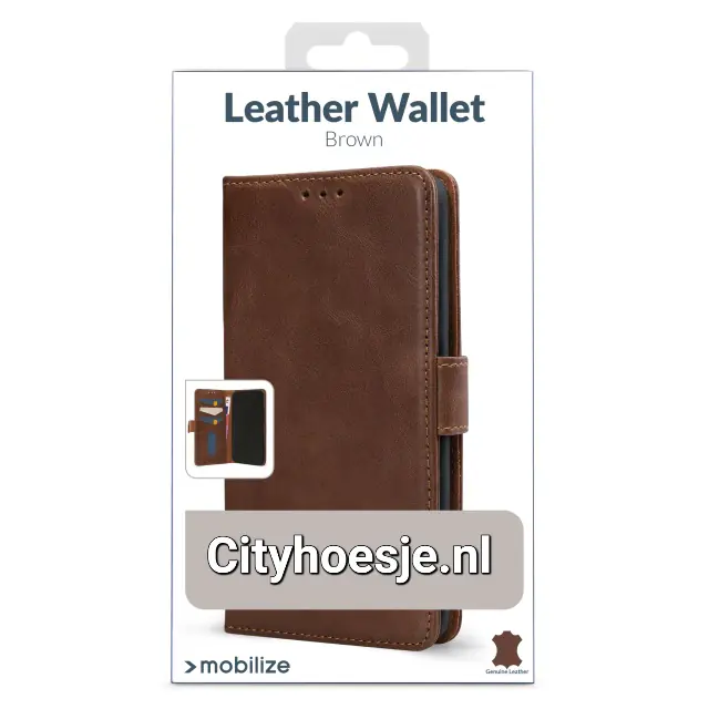 Mobilize - Leather Wallet - Samsung -S24 Ultra 5G - Bruin - 6 - Cityhoesje.nl