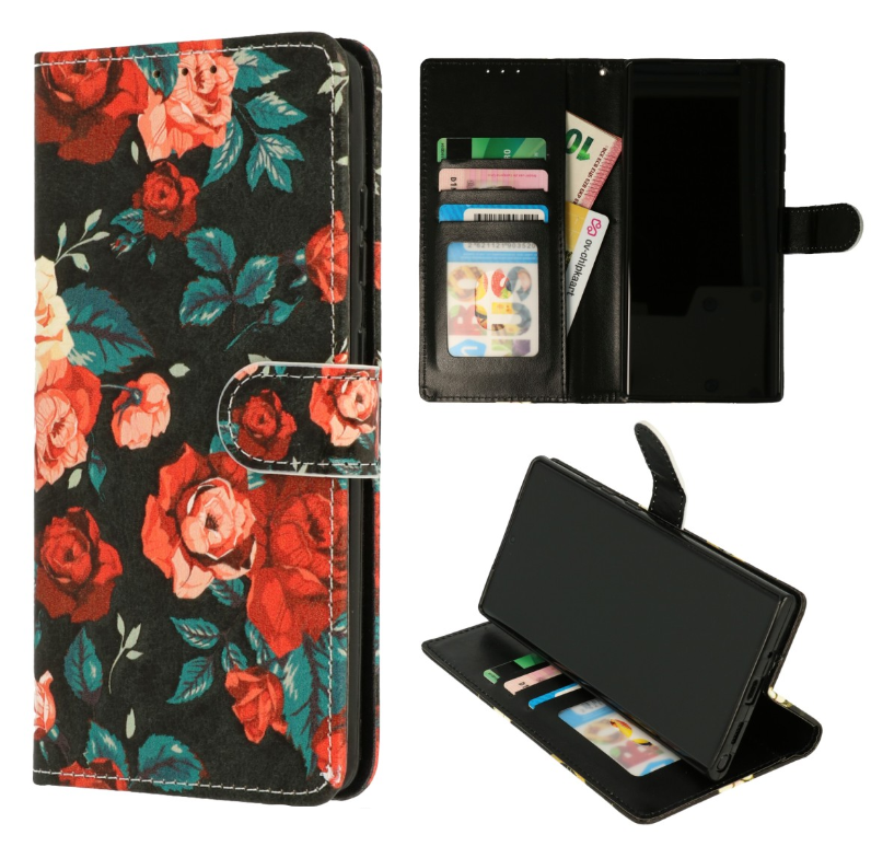 Cityhoesje-Samsung Galaxy A25-Bloemen Vintage - Afbeelding 1