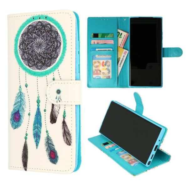 Cityhoesje-Samsung Galaxy A25-Print Droomvanger Wit