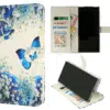 Samsung-A25 5G-Bookcase Print-Vlinder Blauw-1-Cityhoesje.nl