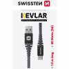 Swissten-Kevlar-Type-C-USB-Cable-1.5m-Grijs-1-Cityhoesje.nl_