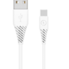 Swissten - Outdoor Type - C USB Data Cable - 1.5m - 9mm - Fast Charger - White - Thumbnail Image 2