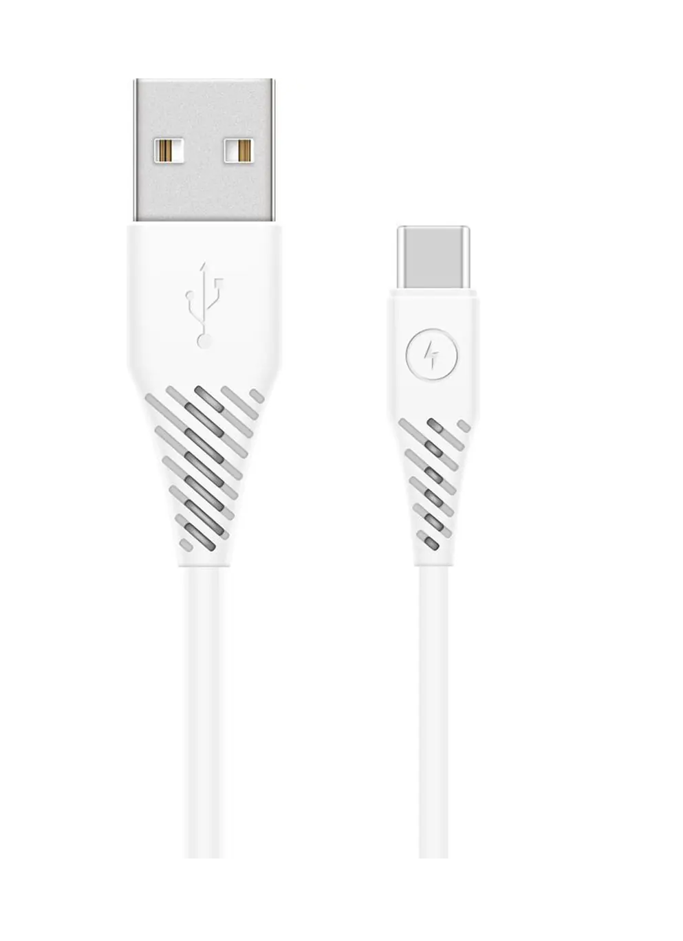 Swissten - Outdoor Type - C USB Data Cable - 1.5m - 9mm - Fast Charger - White - Afbeelding 2