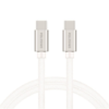 Swissten USB-C naar USB-C Kabel voor Samsung, Apple iPhone 15 & iPad - 2M - Zilver - Thumbnail Image 1
