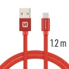 Swissten Textile Type-C USB Cable - 1.2m - Grijs - 5 - Cityhoesje.nl5