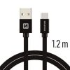 Swissten-Textile-Type-C-USB-Cable-1.2m-Zwart-1-Cityhoesje.nl_