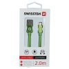 Swissten-Textile-USB-MFI-Lightning-Cable-2m-Groen-2-Cityhoesje.nl_