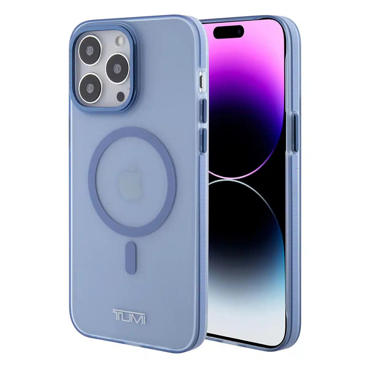 Tumi -  iPhone 15 Pro - Backcover - Frosted - magsafe - transparent - Blauw - Afbeelding 1