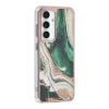 UNIQ Accessory Galaxy S24 Backcover hoesje Gold Line - Marble Green1