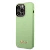 Guess - iPhone 14 Pro Max - Silicone Backcover - Metal logo - Groen - Thumbnail Image 2