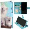 Iphone-13-14 -Bookcase- Kittens Wit-1-Cityhoesje.nl