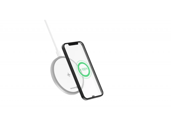Swissten - Draadloze oplader - Wireless Charger - 15W - Wit