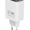 Xssive GaN 67W PDW Quick Charger USB-A+2-C XSS-AC72CCAW - Wit